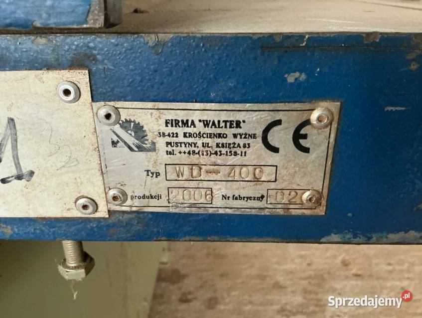 wielopiła walter WD 400 Pozostałe pomorskie Karsin