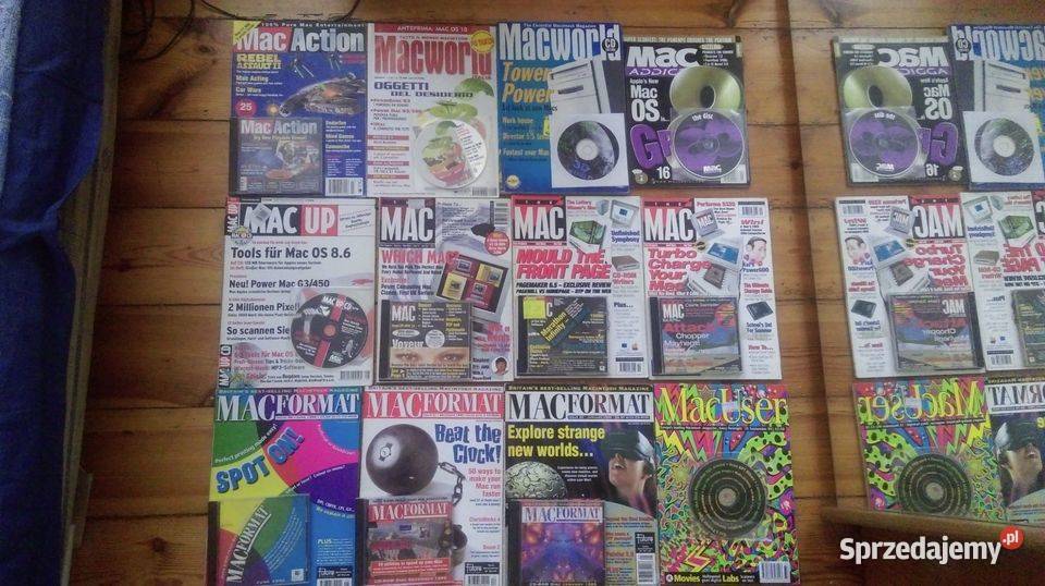 Macintosh Apple stare czasopisma 9599 płyty Lębork