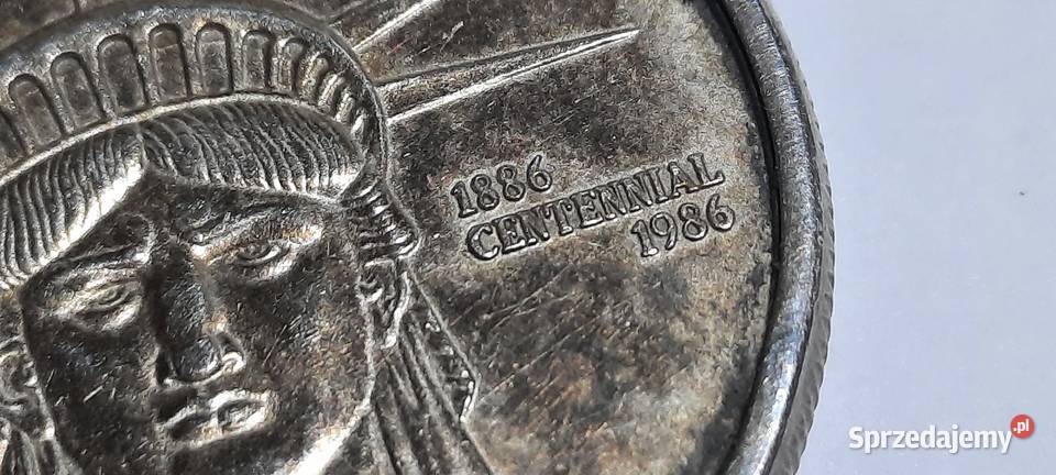 MEDAL 1986 LIBERTY 12 OZ AG 999 z ramką Numizmatyka Warszawa