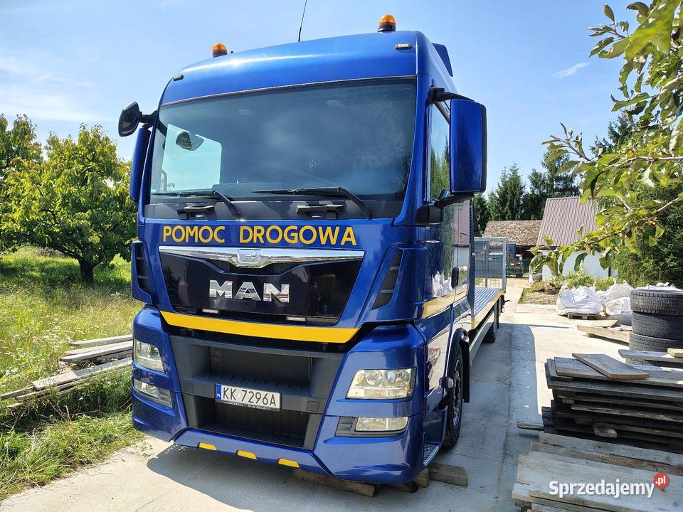 MAN TGX 18400 laweta pomoc drogowa małopolskie Kraków