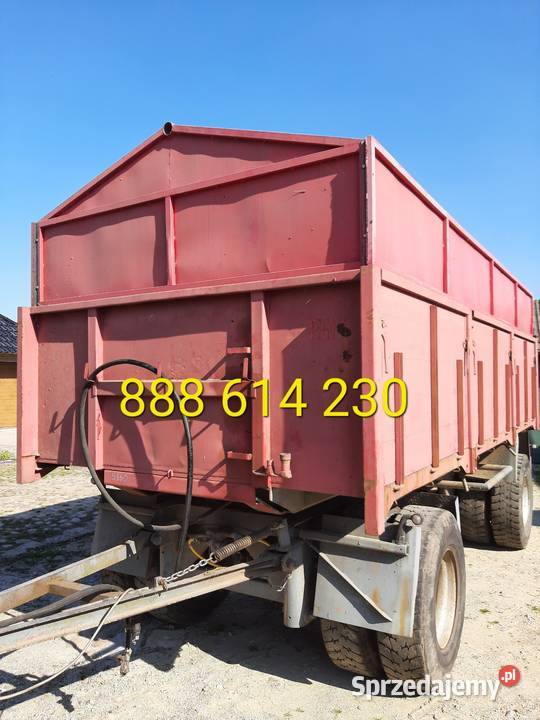 Przyczepa wywrotka na tył 14 ton Grębów