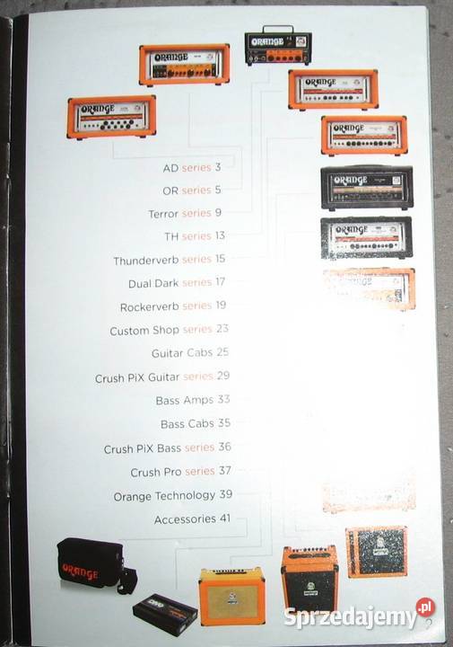 Orange Amps Guitar Amplifiers 2014 catalog Kultura i Rozrywka pomorskie Kępice