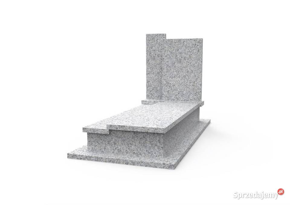 Nagrobek Granitowy Pojedynczy Premium Pomnik z łódzkie Mieleszynek sprzedam