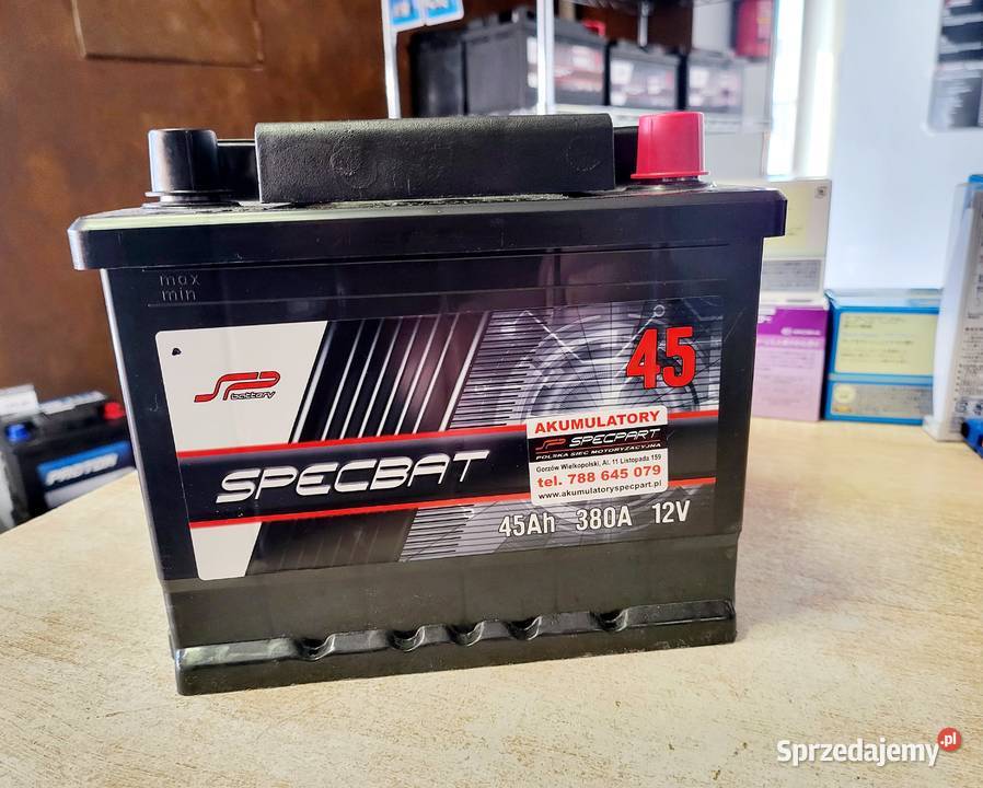 Akumulator SPECBAT 45Ah 380A Gorzów Wielkopolski sprzedam