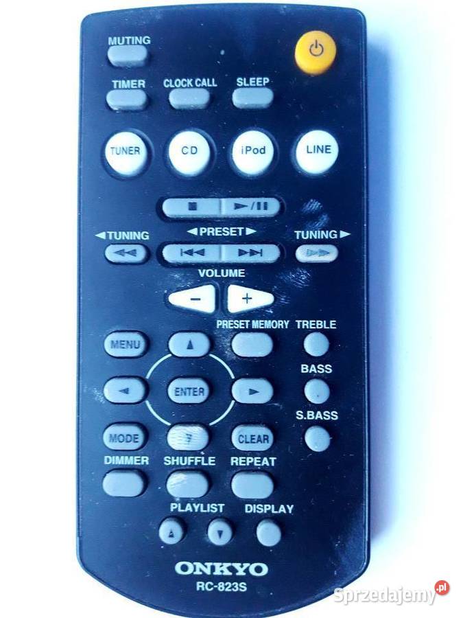 ONKYO RC823S pilot oryginał audio Katowice