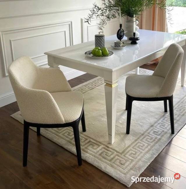 Biały stół glamour ELEGANCE Warszawa