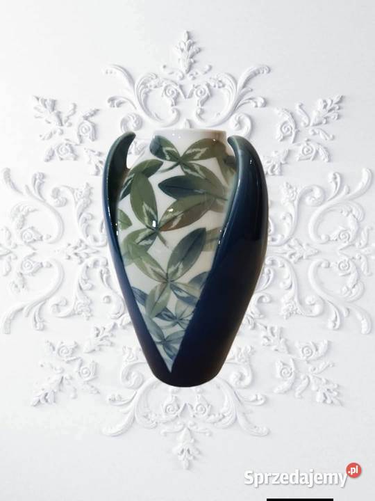 Porcelanowy Wazon BingGrondahl z 1900r Dzierżoniów