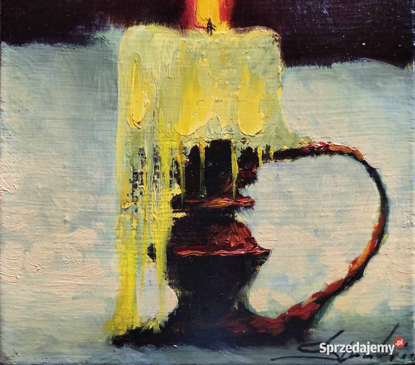 STRATOVICH W obraz olejny na płótnie SAMOTNA Supraśl