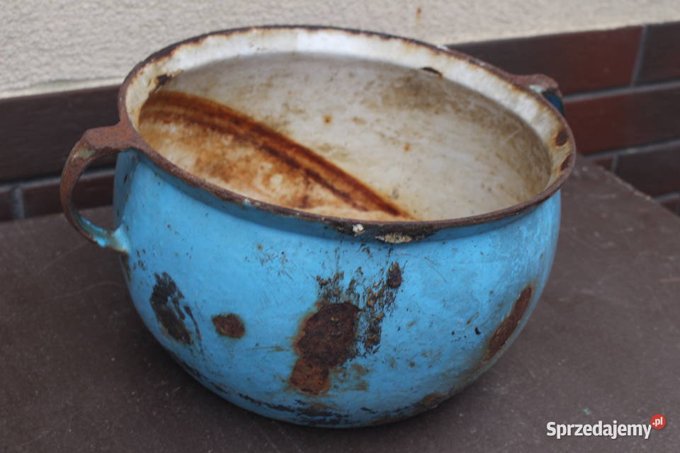 garnek żeliwny stary Pozostałe Kalisz