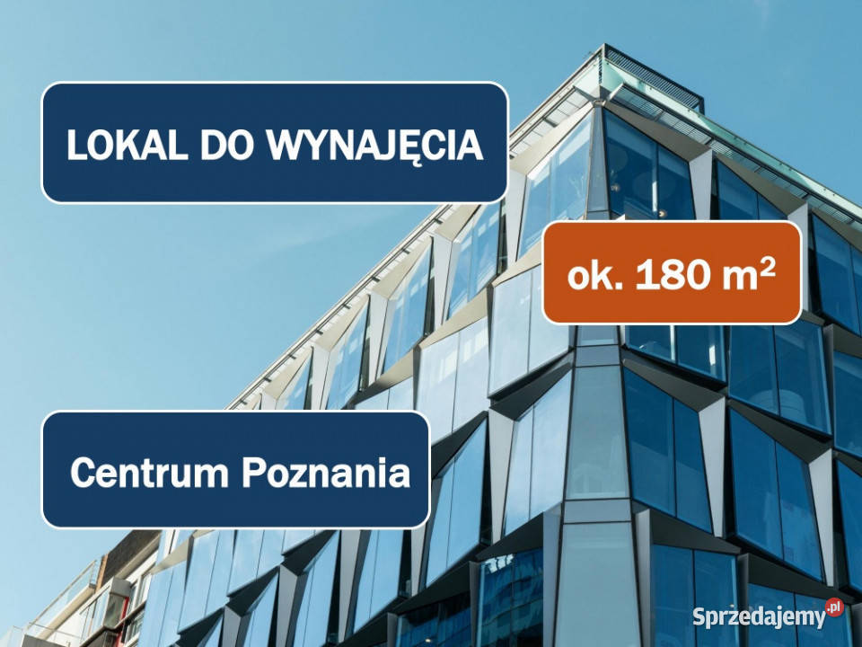 Lokal do wynajęcia 181 m2 Top Dostęp 24h