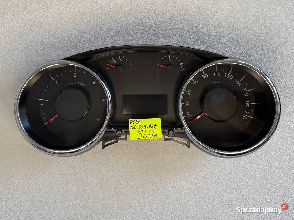 LICZNIK PRĘDKOŚCIOMIERZ ZEGARY PEUGEOT 3008 5008 mazowieckie