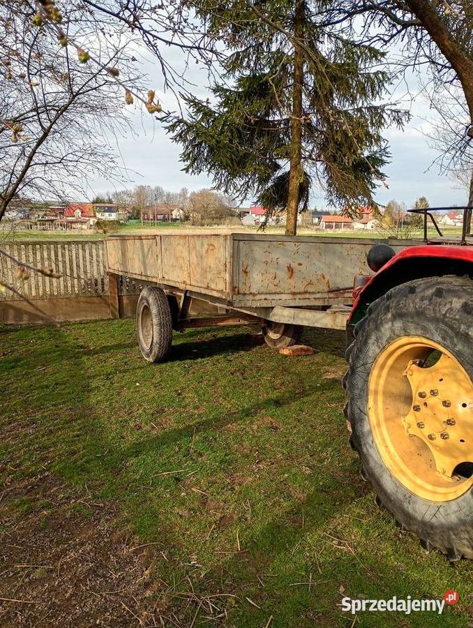 Przyczepa jednoosiowa masywna mocna Pińczów