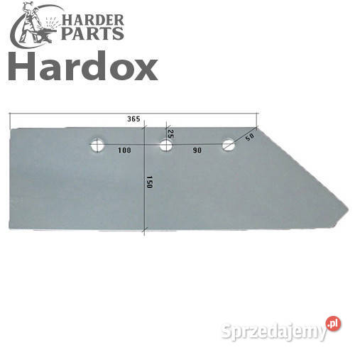 Lemiesz 16 HARDOX 172614P do pługa GREGOIRE