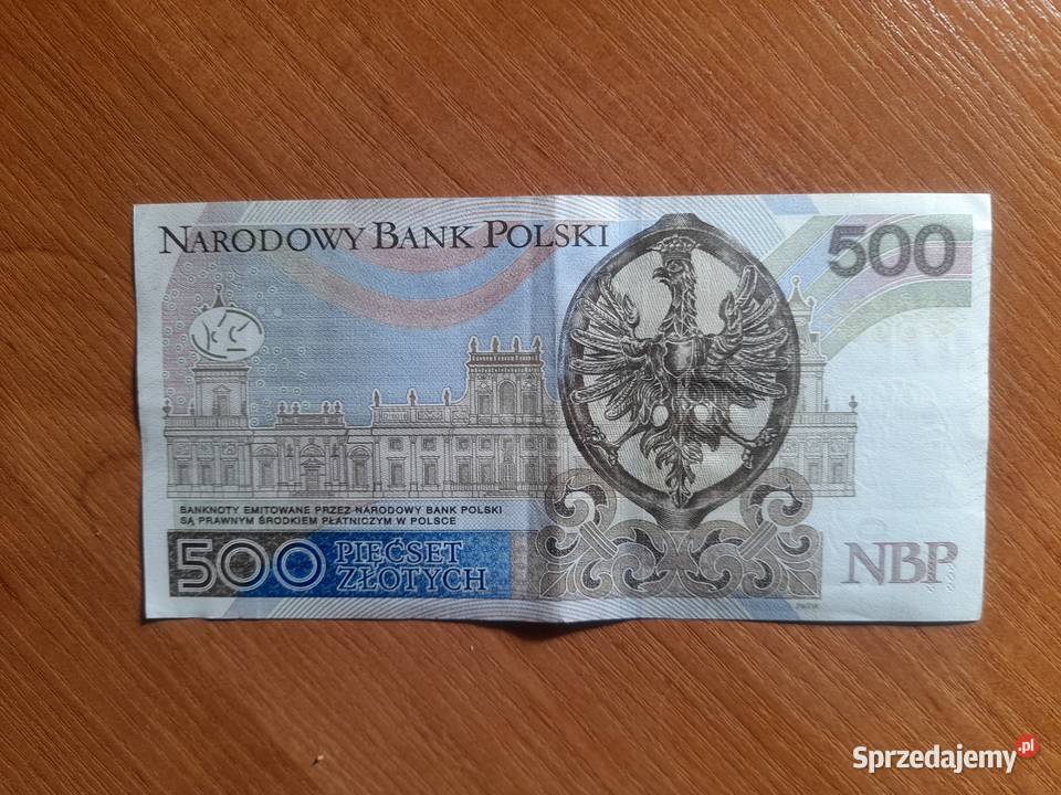 Banknot kolekcjonerski o nominale 500 Oleśnica