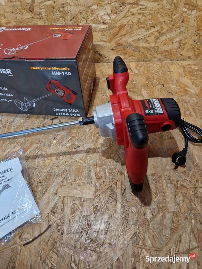 MIESZADŁO ELEKTRYCZNE DO ZAPRAW KLEJU BETONU MOC wielkopolskie