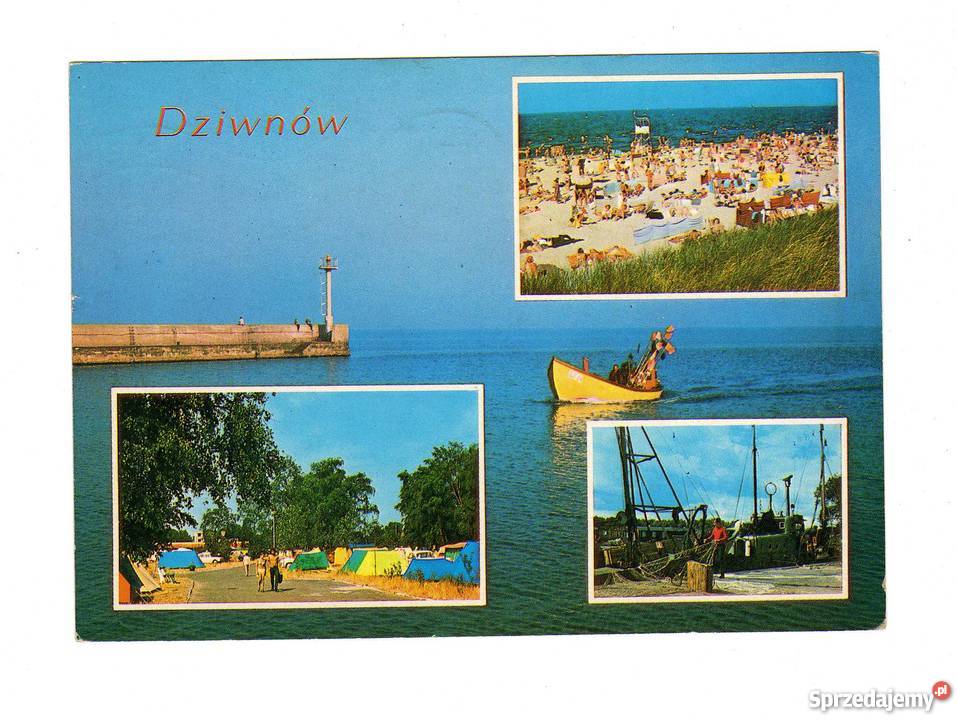 DZIWNÓW KĄPIELISKO POCZTÓWKA WIELOWIDOKOWA Krynki
