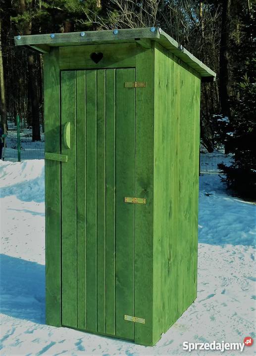 Toaleta drewniana narzędziówka na działkę budowę Drużbice