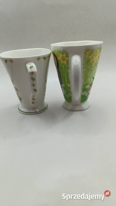 Dwa kubki z serii St Michael koty porcelana Zamość sprzedam
