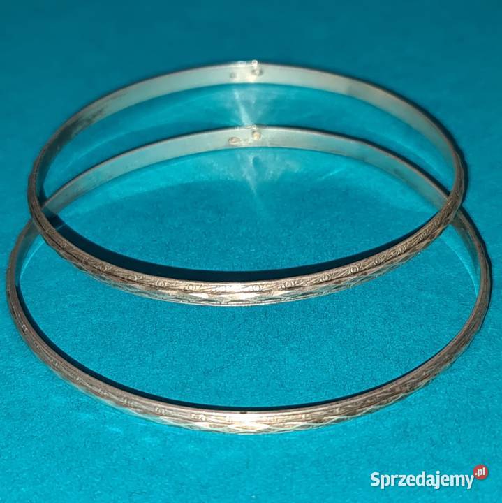 Srebrna Bransoletka Damska X2 19g Starocia Warszawa
