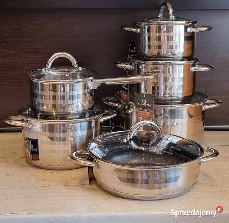 Garnki duże nierdzewne Szczecin