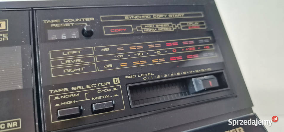 Magnetofon cassette deck CT 1180 W CT1180W Międzychód sprzedam