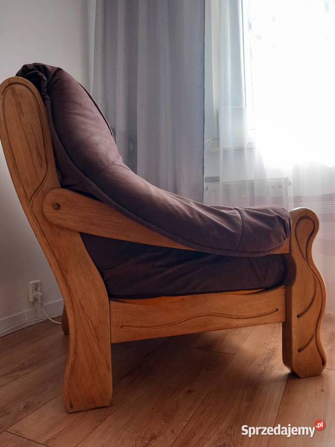 Fotel dębowy Gdańsk Dom i Ogród