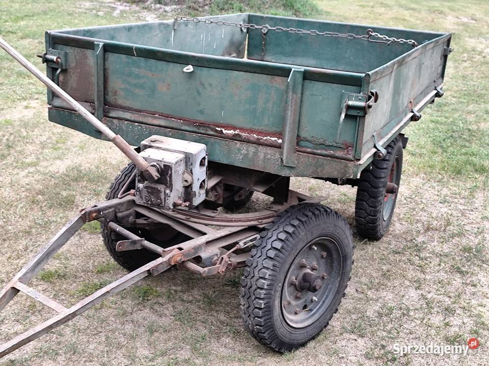 Przyczepa wywrotka pod mini traktorek