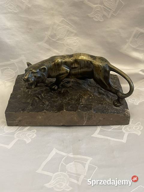 Figurka z brązu puma małopolskie Kraków