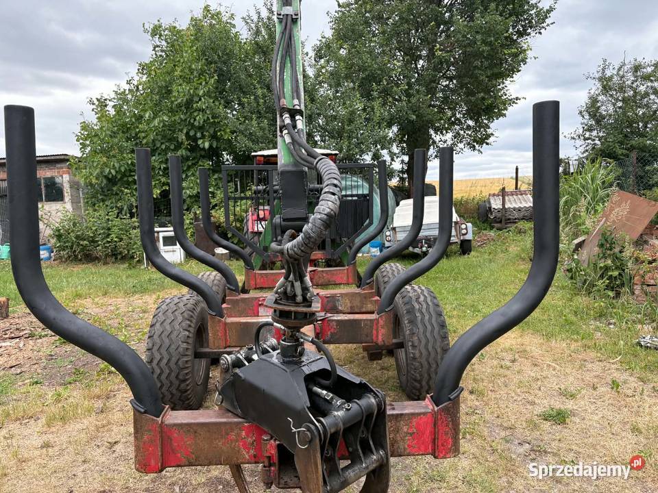 Przyczepa leśna z HDS 75 tonowa More Maskiner Leśnictwo