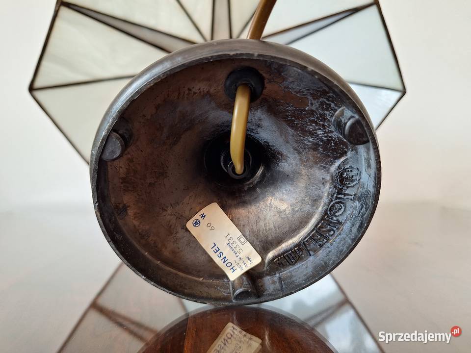Lampa witrażowa stojąca szkło Tiffany biurkowa Gdańsk