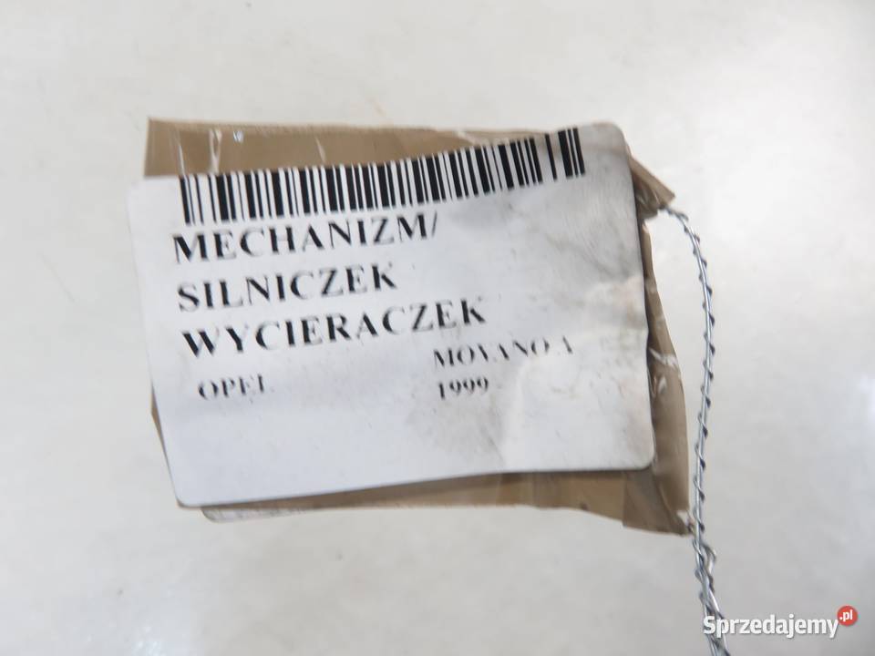 MECHANIZM WYCIERACZEK OPEL MOVANO A 1999 małopolskie sprzedam