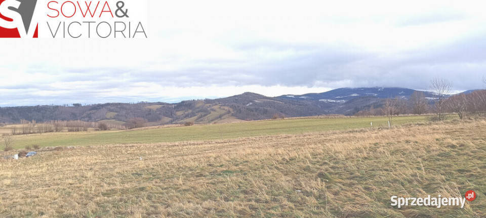 Piękna widokowa budowlana działka na sprzedaż Niedźwiedzica