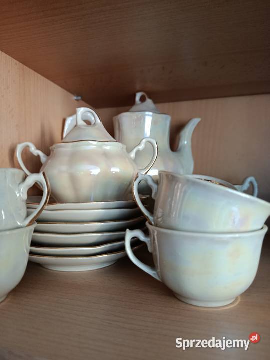Zestaw porcelanowy Chodzież iryzowany Pozostałe