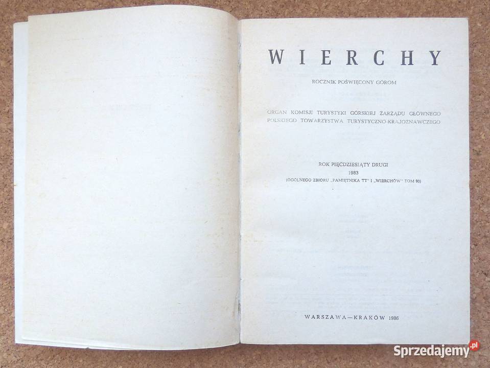 G Wierchy 1983 rocznik 52 Warszawa