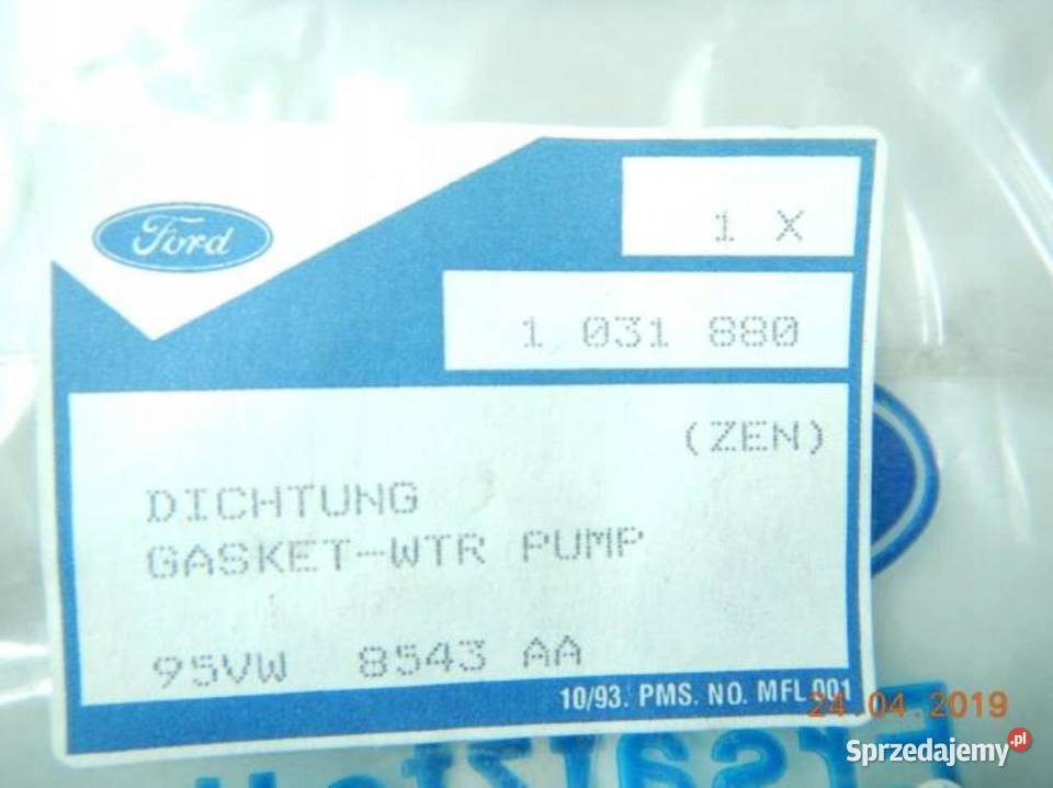 USZCZELKA POMPY WODY FORD GALAXY 9406 1031880 osobowe lubelskie