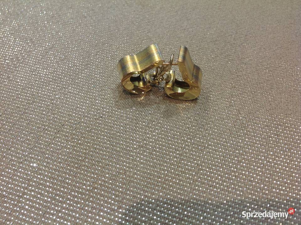 Duże Kolczyki Złote pr 585 Nowa Sól