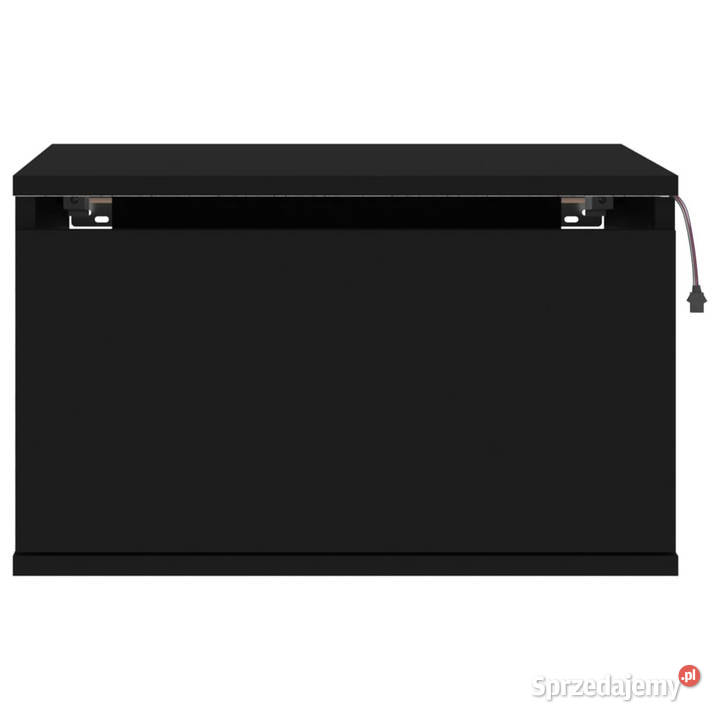 Wiszące szafki nocne z LED 2 czarne WM836829 Warszawa