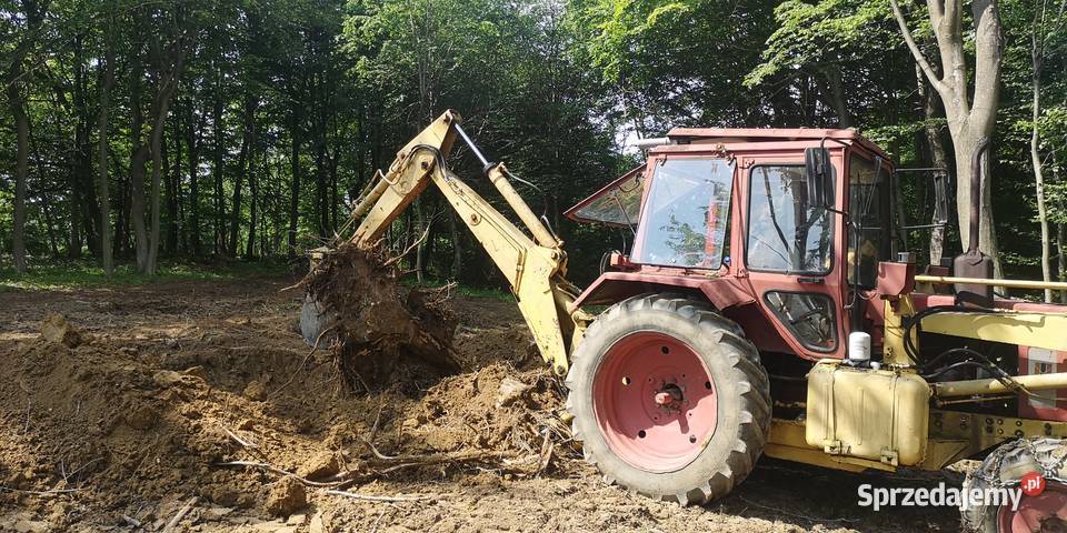 Mtz 82 koparko ładowarka Borex podkarpackie Teleśnica Oszwarowa