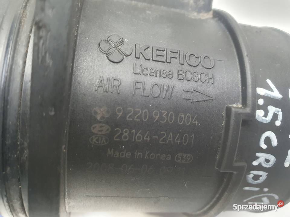 Hyundai Getz 15 CRDI PRZEPŁYWOMIERZ 281642A401 Przepływomierze Janów