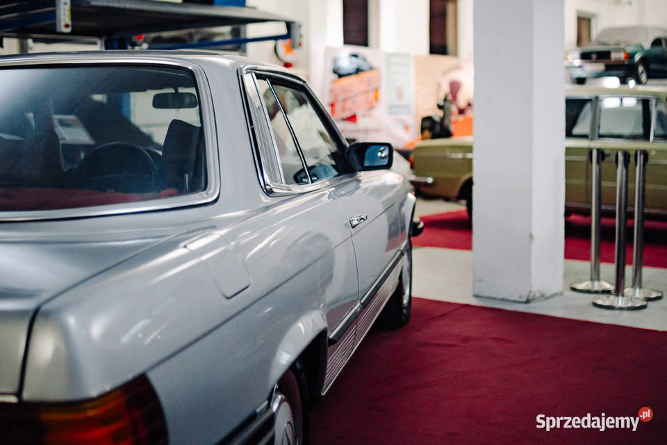 Mercedes 450 SLC Czerwony Środek Bez Korozji serwisowany w ASO Zgierz