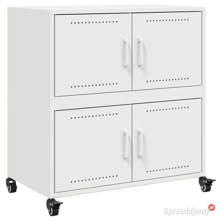 Szafka biała 68x39x72 stal WM846655 Pozostałe Warszawa
