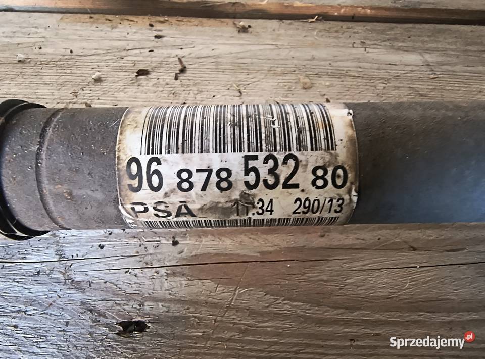 Półoś lewy przód przednia citroen DS5 9687853280 Części samochodowe Kakonin