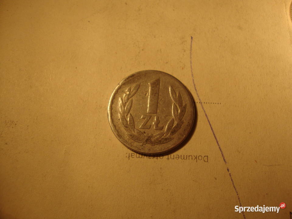 moneta 1 zł; 1965