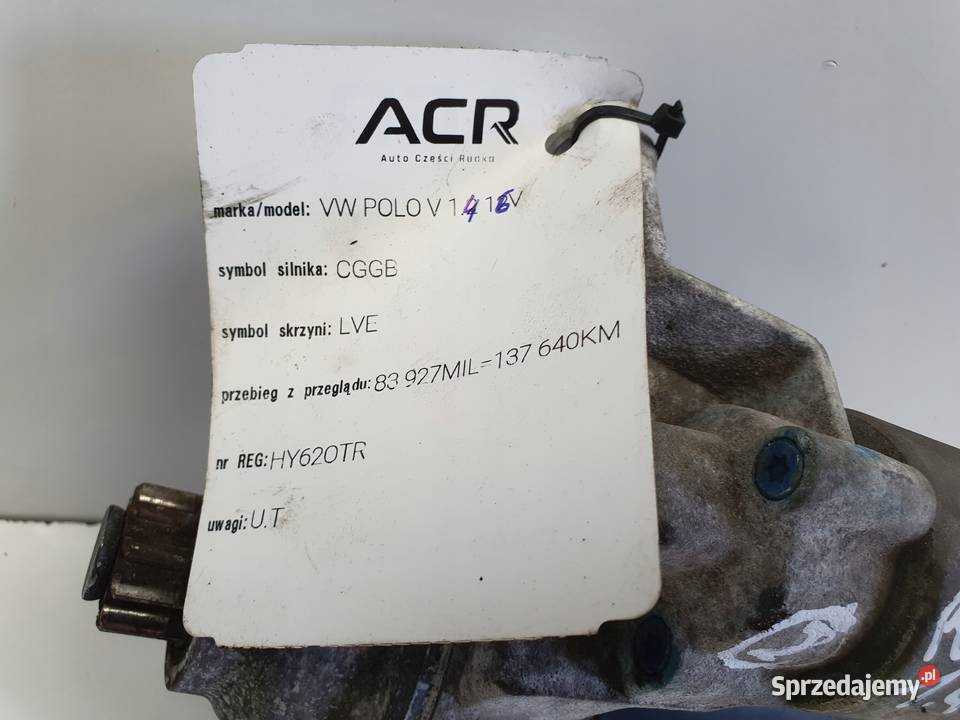 VW Polo V 14 16V ROZRUSZNIK bosch 0001121433 Janów