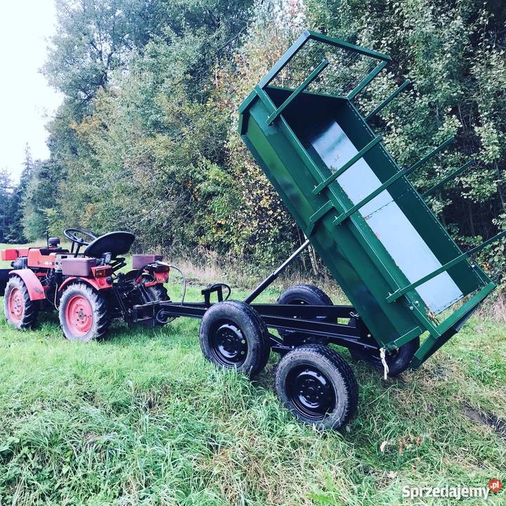 Przyczepa przyczepka kiprowana tandem dwie osi 2