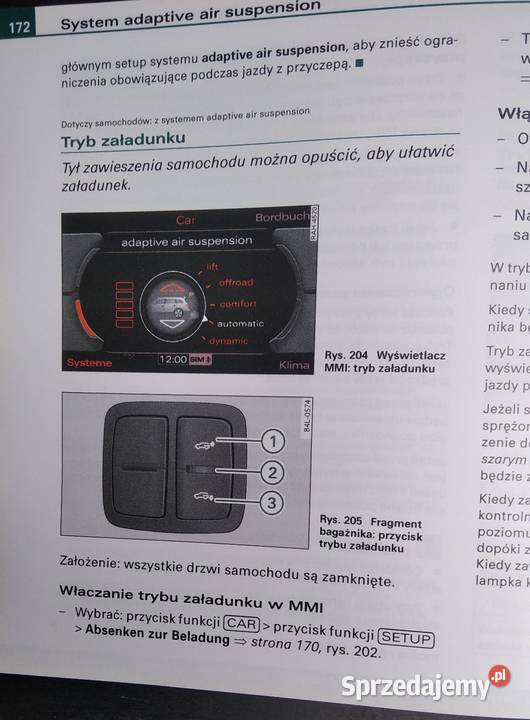 INSTRUKCJA OBSŁUGI AUDI Q7 4LO W Języku POLSKIM Kultura i Rozrywka Jaworzno