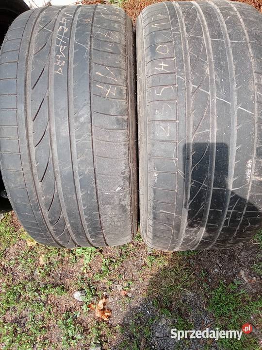 Opony 25540 r17 94 w Bridgestone potenza letnie Czernikówko sprzedam