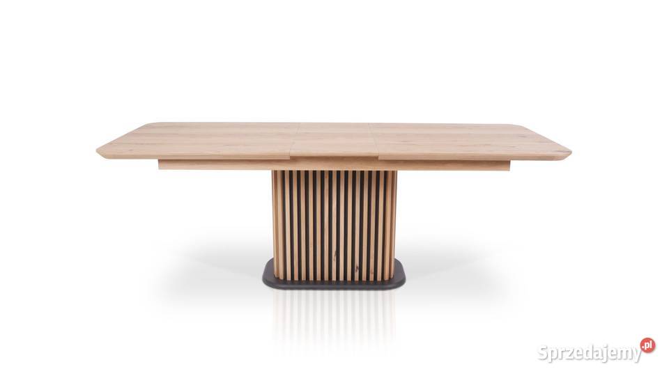 Stół Arcadia dębowy 200 x 90 2 x 40 Woźniki