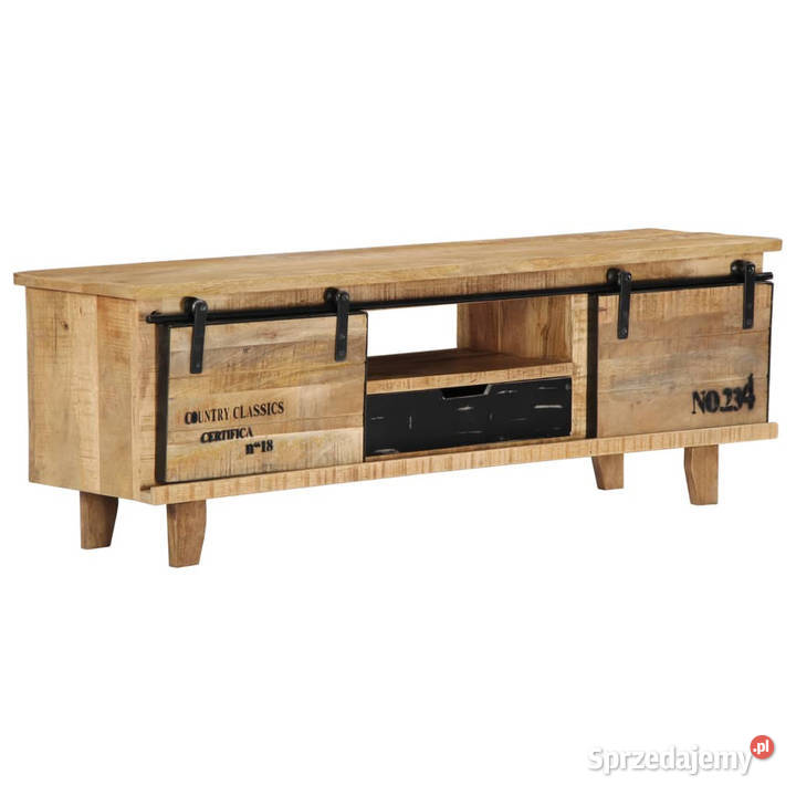 Szafka pod TV 120x30x40 lite drewno mango
