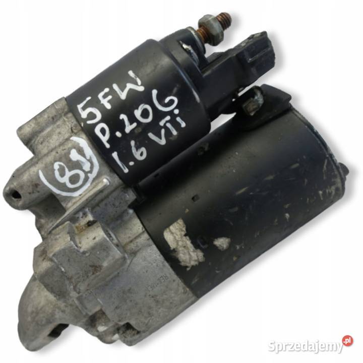 ROZRUSZNIK Peugeot 206 16 VTI oryginał Układ elektryczny silnika Chełm